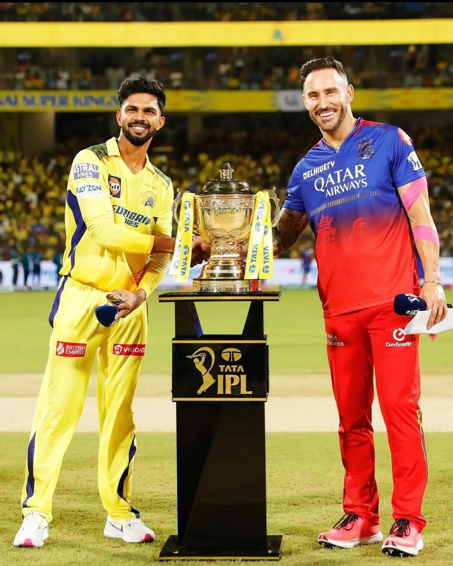 ruturaj and faf with ipl title 