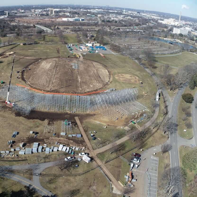 nassau stadium dismantled