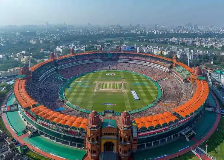 arun jaitley stadium aerial view