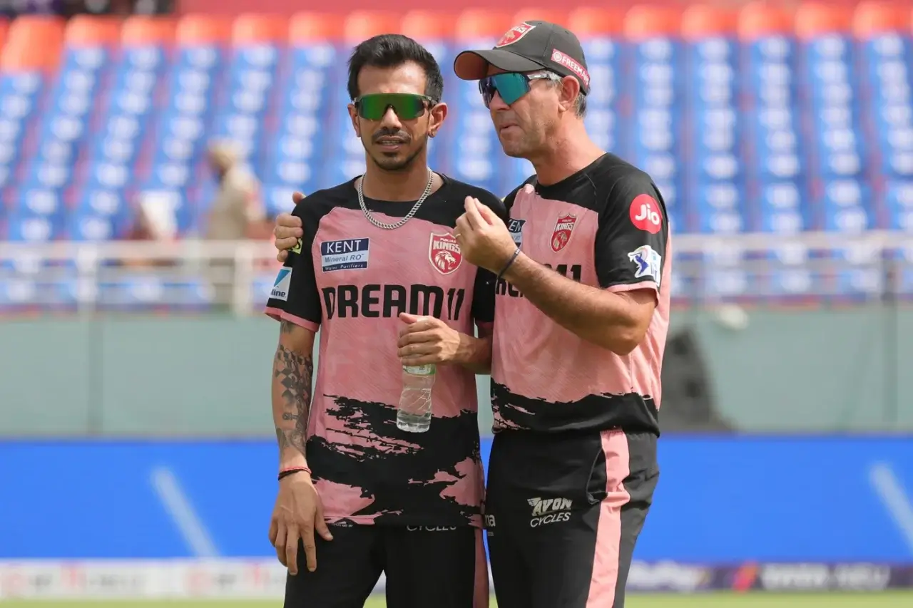 ricky ponting with yuzvendra chahal