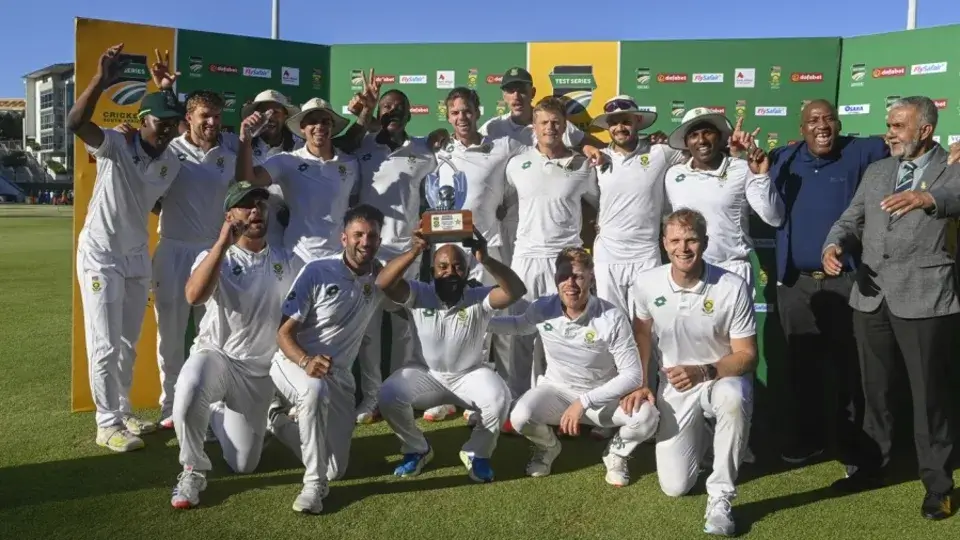 South Africa wins