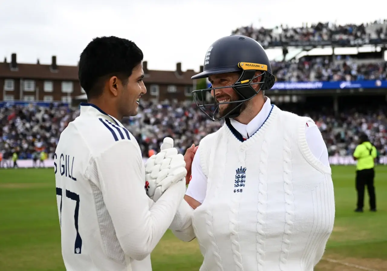 Shubhman Gill acknowledges Chris Woakes For his Effort