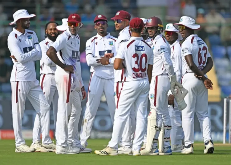 west indies team 2nd test