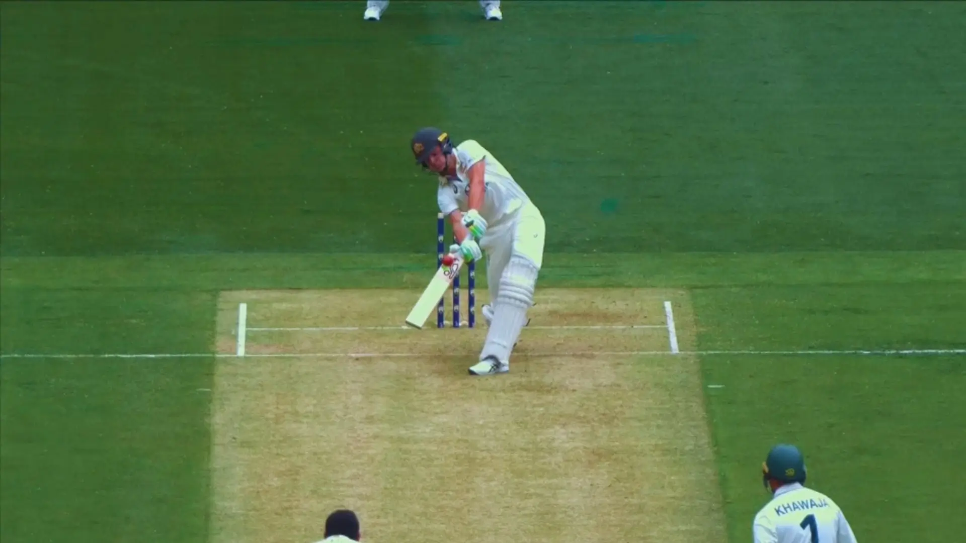 konstas shot against bumrah