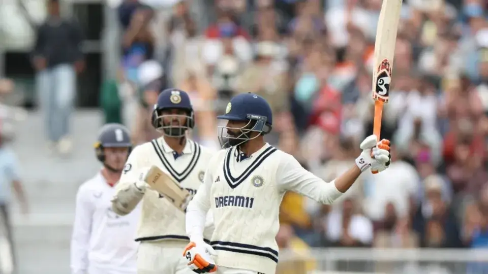 Jadeja celebrates Century