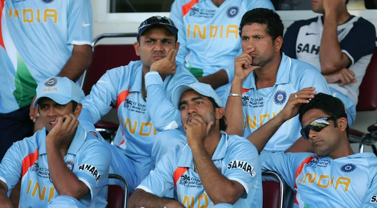 india team looks tense